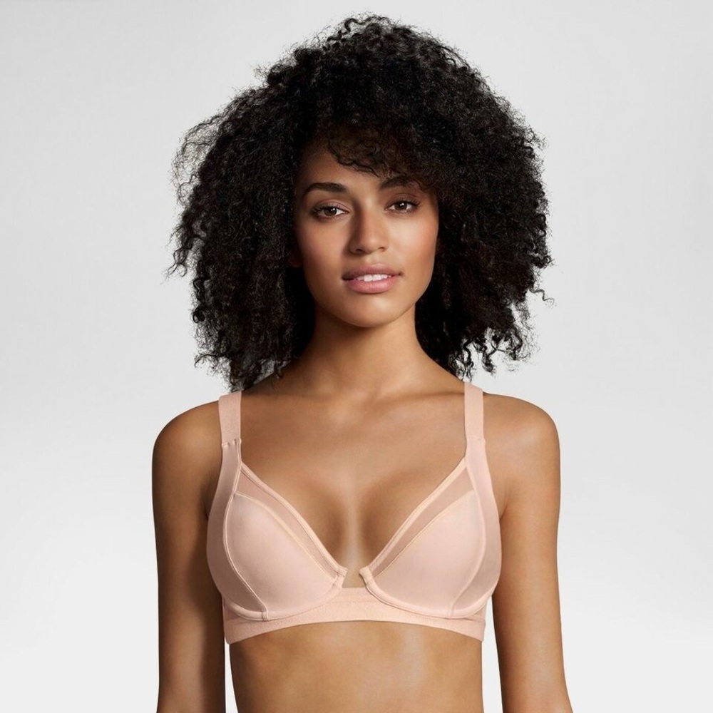 Maidenform NWT! Nude 2 Ply Lining Underwire Demi Bra Size 34B